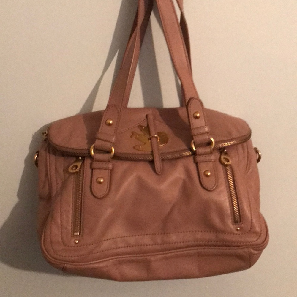 Marc Jacobs rose colored petal to the metal bag